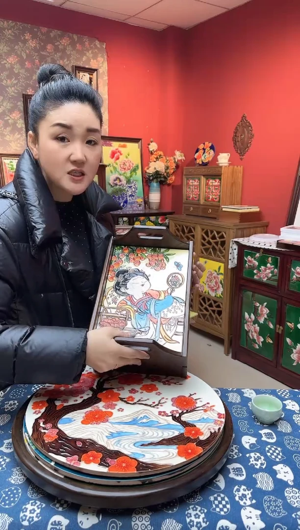 陶瓷 双耳抽屉盒