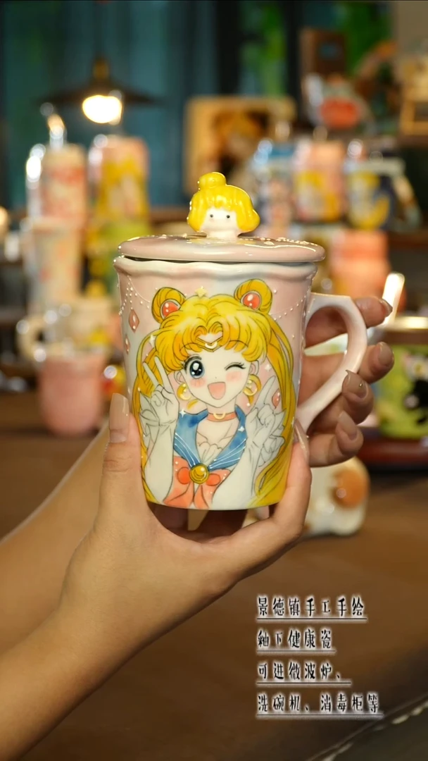 景德镇陶瓷手工手绘&L175