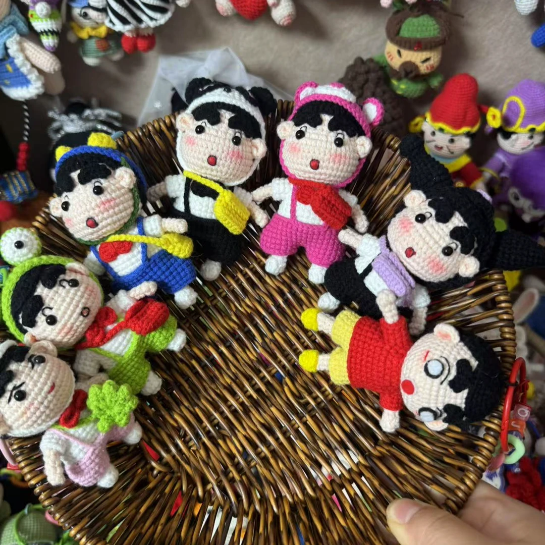 【霏霏手作】毛线钩织玩偶便装蜡笔小新