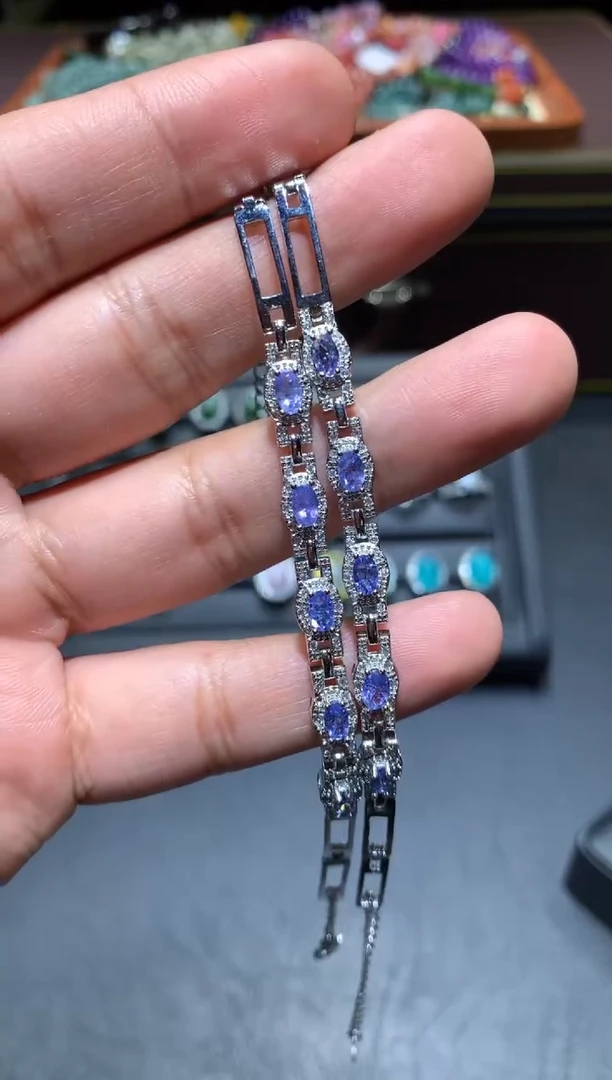 【闪购商品】坦桑石手链未镶嵌K59【多样性发其一】