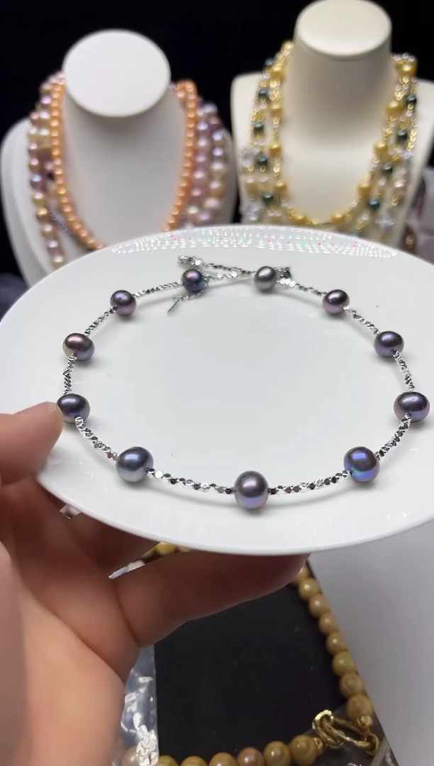 淡水珍珠未镶嵌颈饰多人