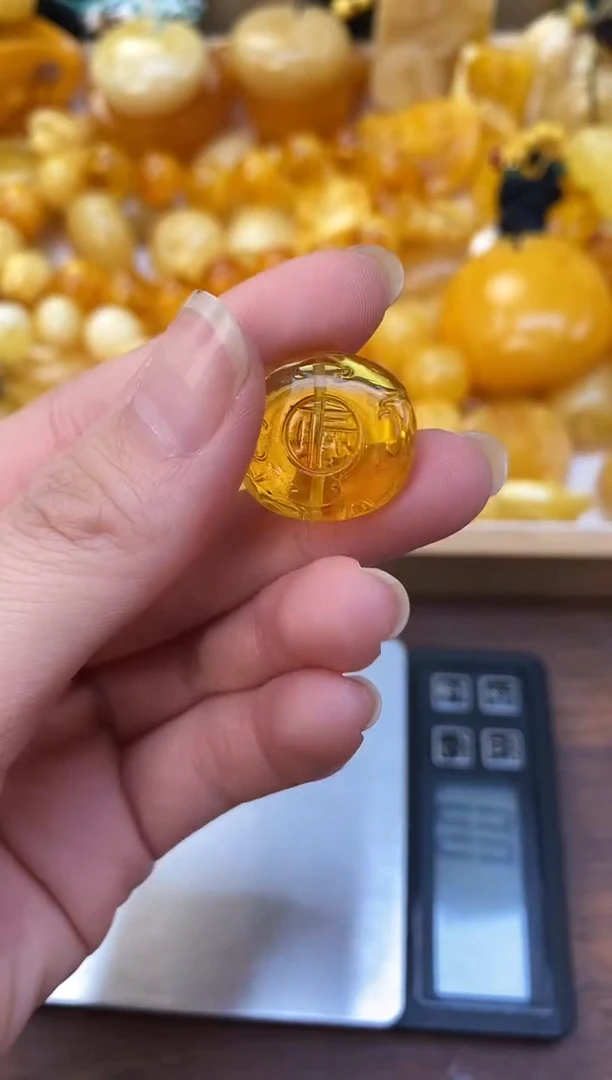 裸石琥珀未镶嵌天然琥珀蜜蜡