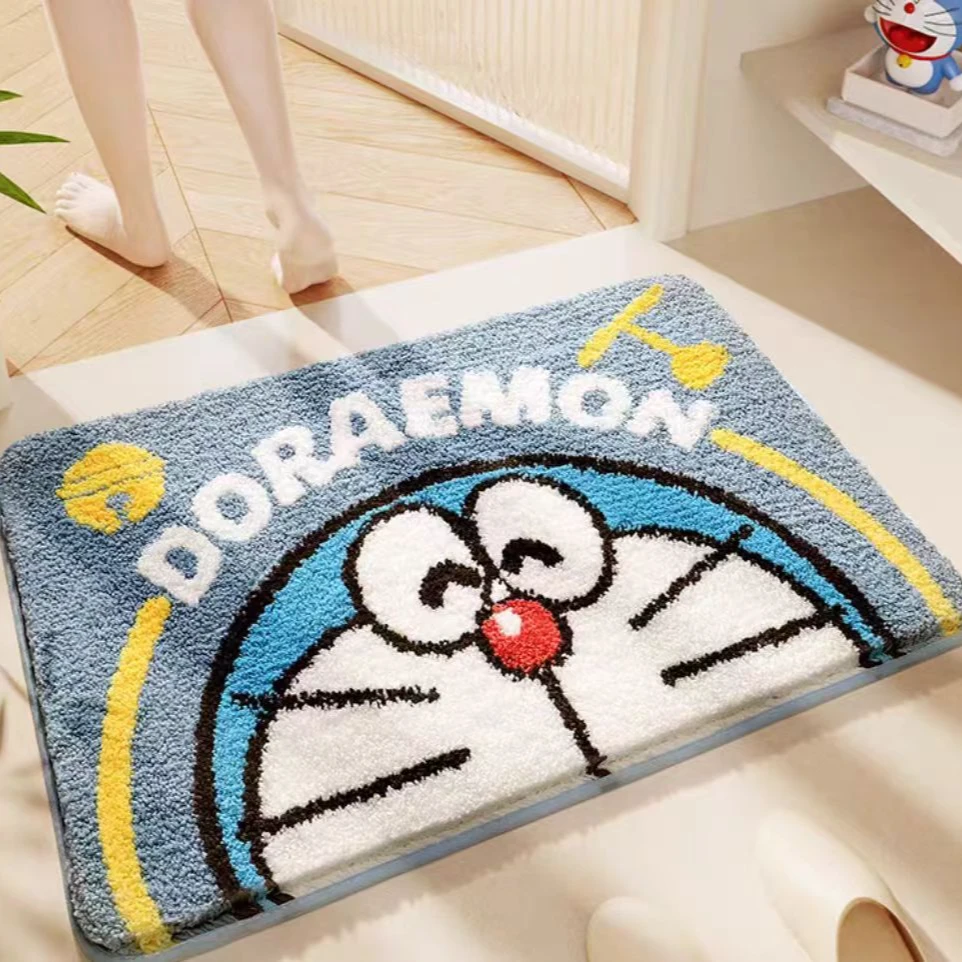 植绒家用加厚卧室吸水装饰毯可爱柔软亲肤