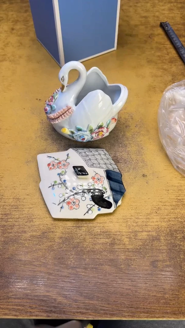 瓷器瓷器瑕疵破破154