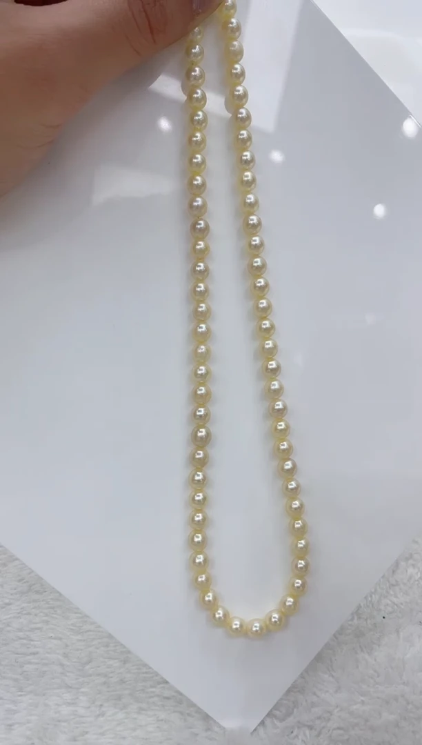 【闪购商品】海水珍珠颈饰银S925镶嵌海水珍珠项链