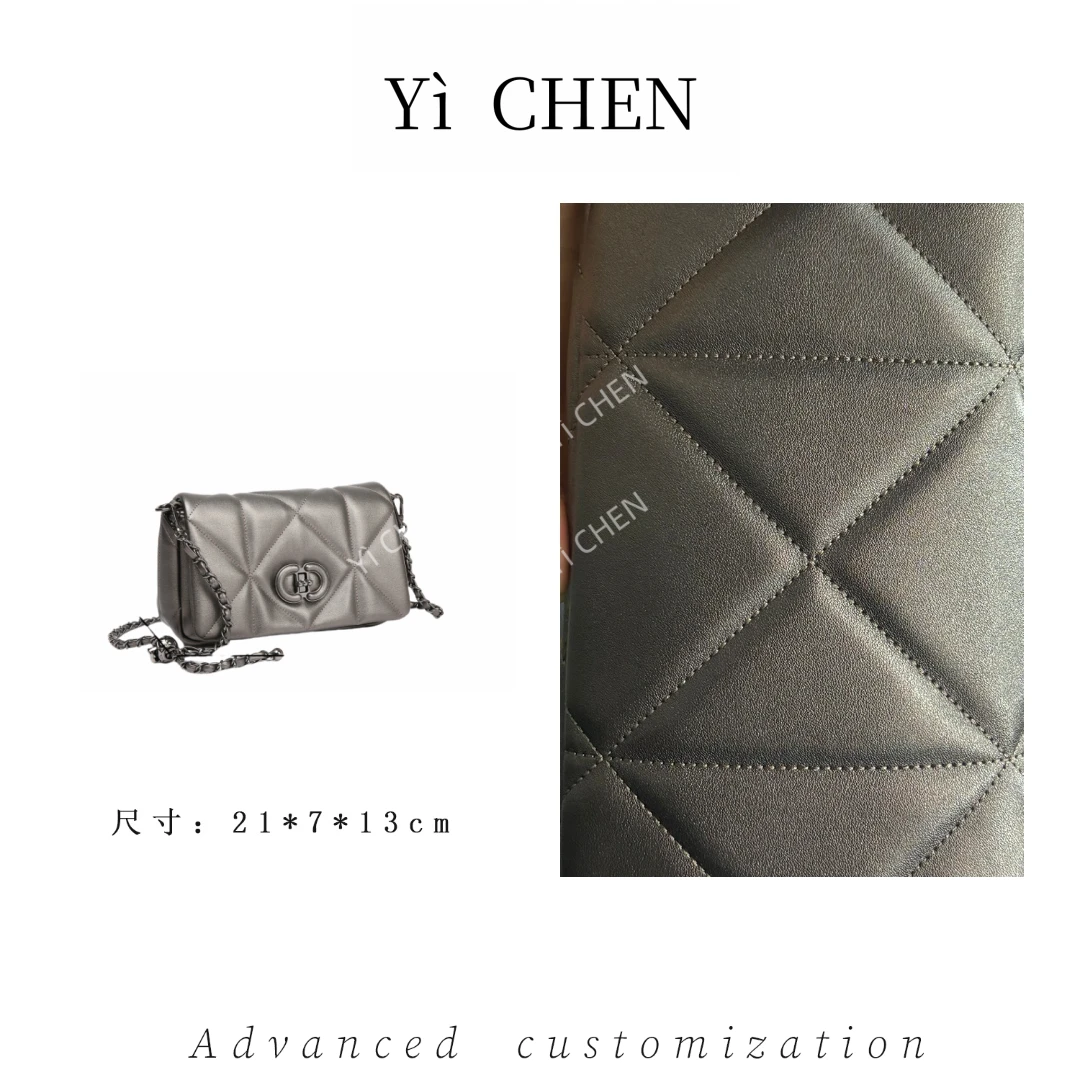 【Yì CHEN】BF-66537-香槟金 简约时尚女士新款轻奢单肩斜跨包