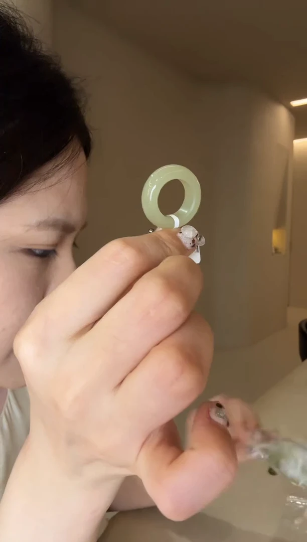 未镶嵌戒指和田玉11码哈密瓜