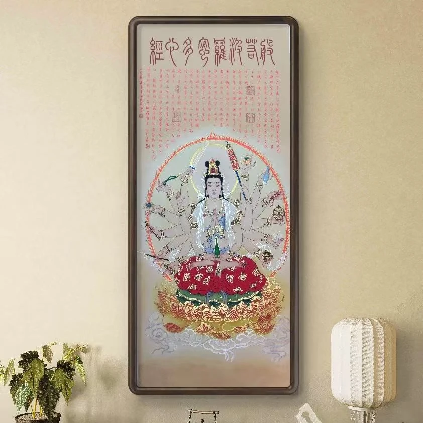 许婷婷展览代表作品----《千手七宝观音》