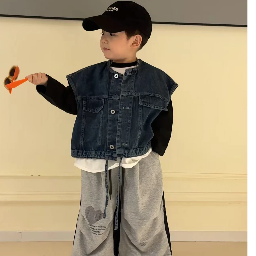 韩系儿童马甲88088