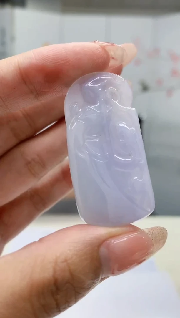 【闪购商品】定制翡翠未镶嵌4868MM-毛货挂件220