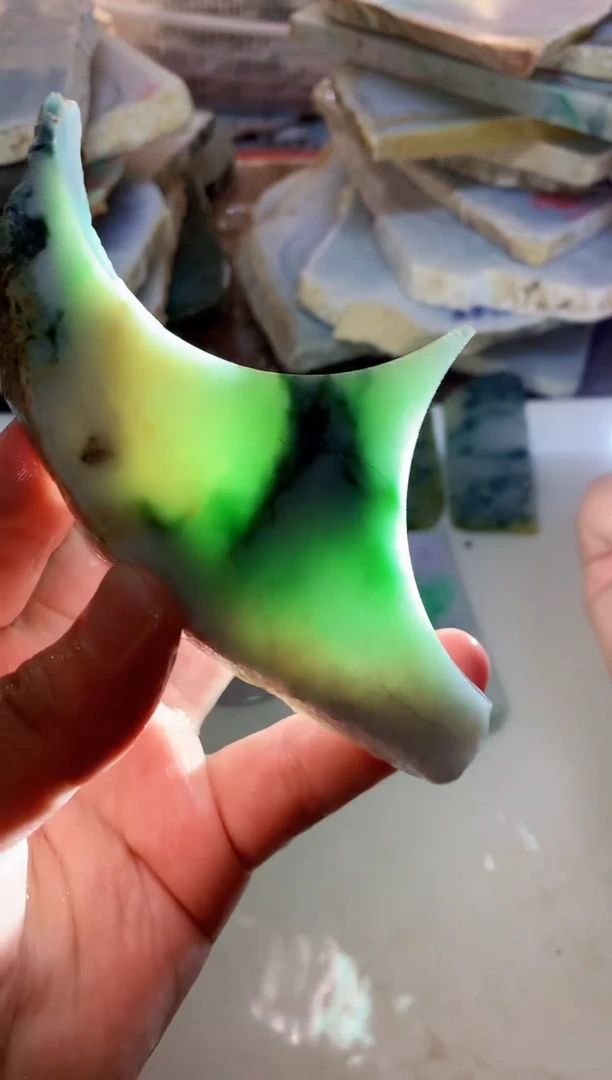 【闪购商品】翡翠未镶嵌颈饰0韩0翡翠珠778