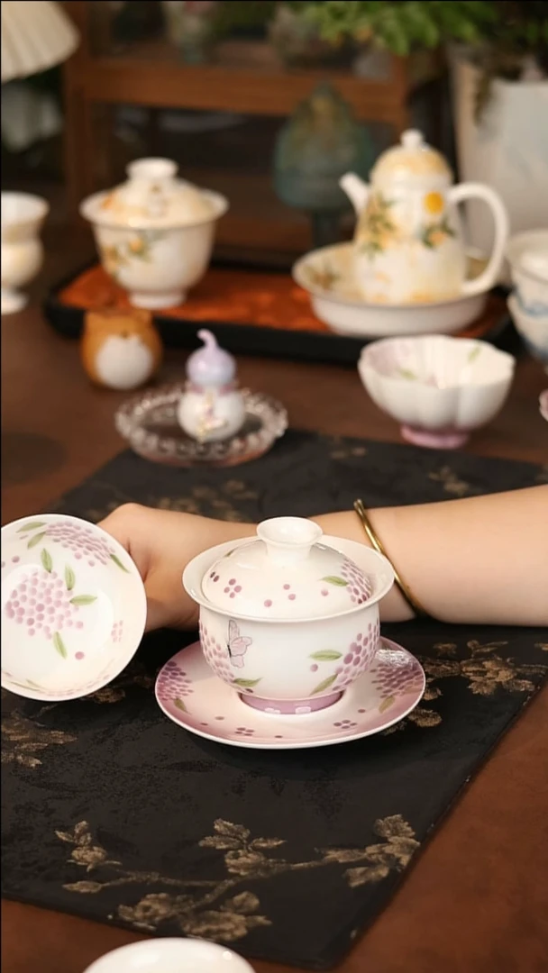 盖碗+茶杯 哈哈哈哈哈