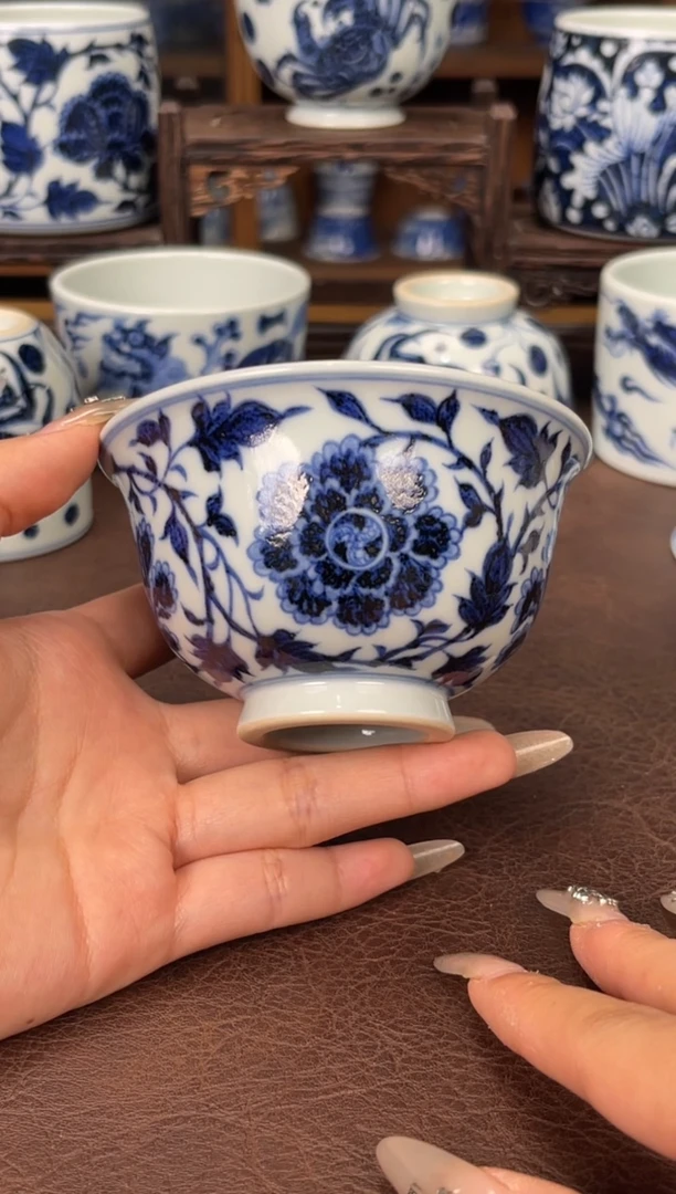 素月明河花卉压手