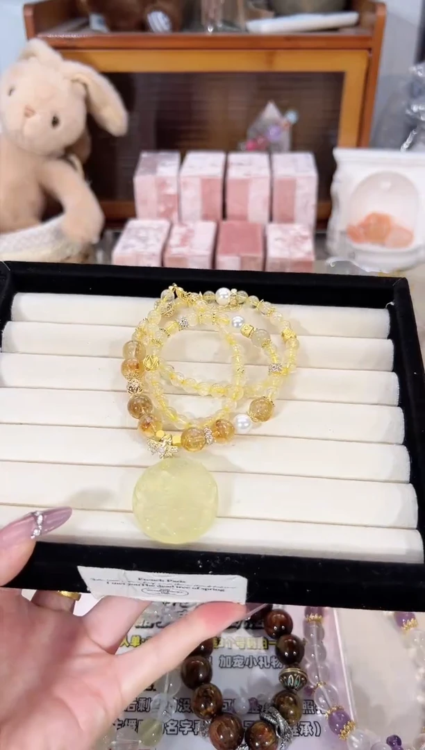 未镶嵌颈饰水晶拍2发1