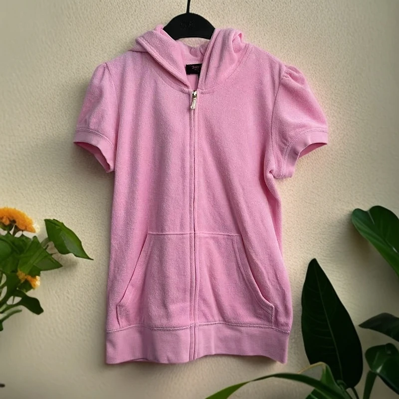 JC儿童女童短袖连帽外套针织百搭春夏 042 067 068 132 144 147