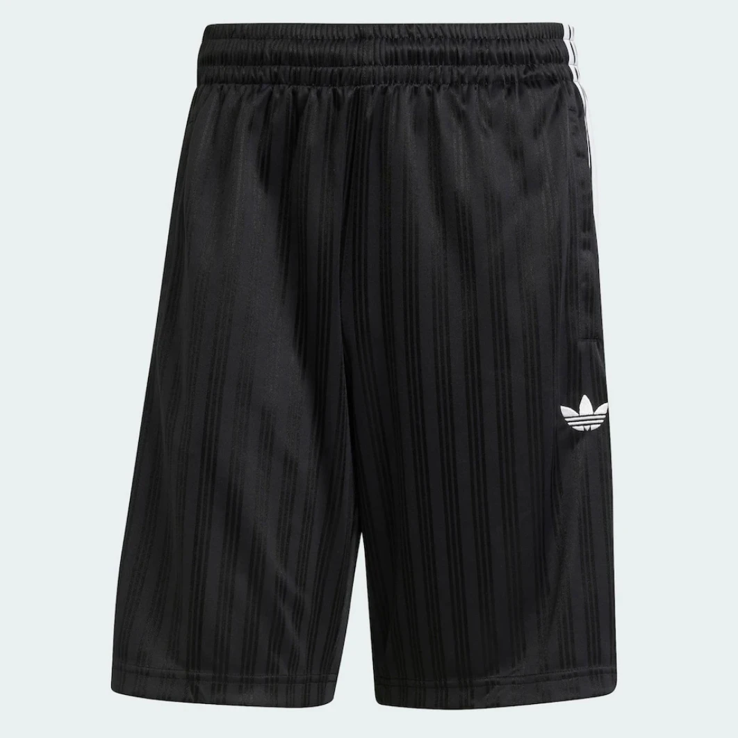 adidas阿迪达斯三叶草【琥珀流光风】男子黑色运动休闲短裤JC6245