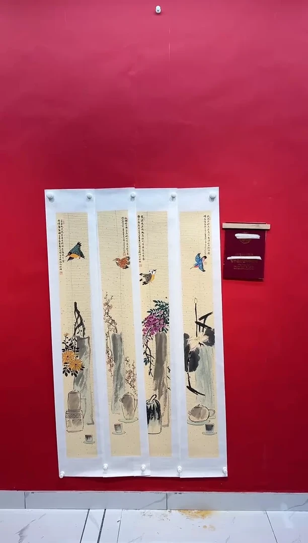 国画画家陆远华纯手绘原作