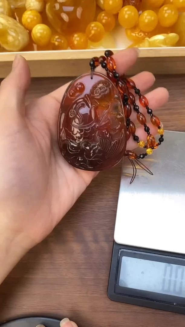 裸石琥珀未镶嵌天然琥珀蜜蜡