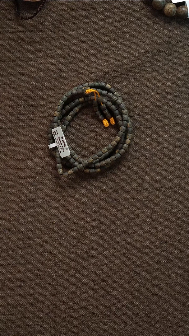 沉香手串伯*乌身圆叶沉水随形多圈多样性发一