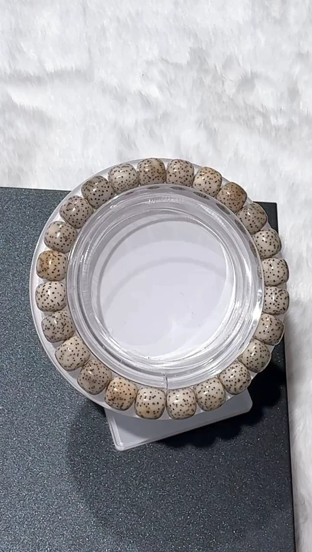 手串星月菩提骨白大眼睛