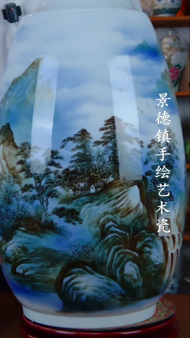 现代景德镇手工手绘陶瓷摆件31