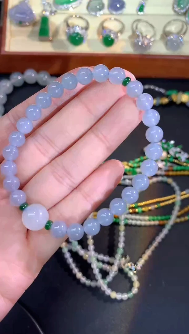 未镶嵌手串翡翠手串|2600+130