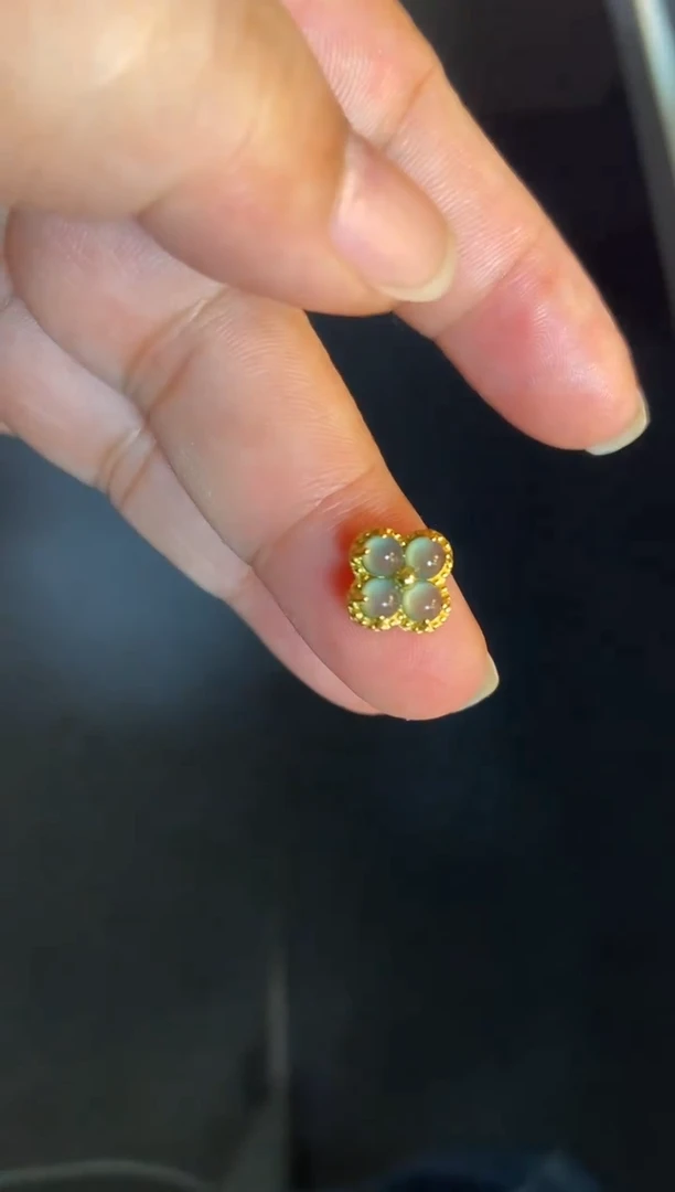 吊坠(不含链)银S925镶嵌翡翠1