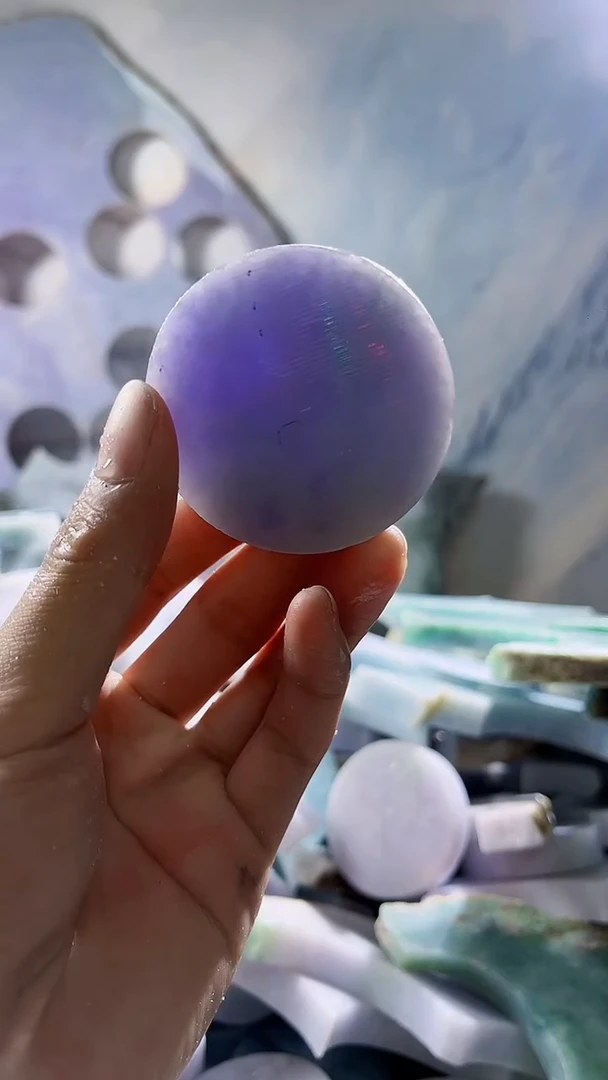 翡翠裸石缅甸翡翠A货陈7026