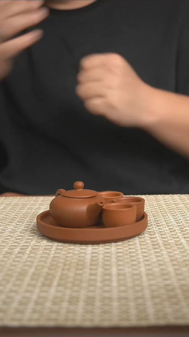 紫砂茶宠宜兴紫砂茶宠指尖壶一套款式随机