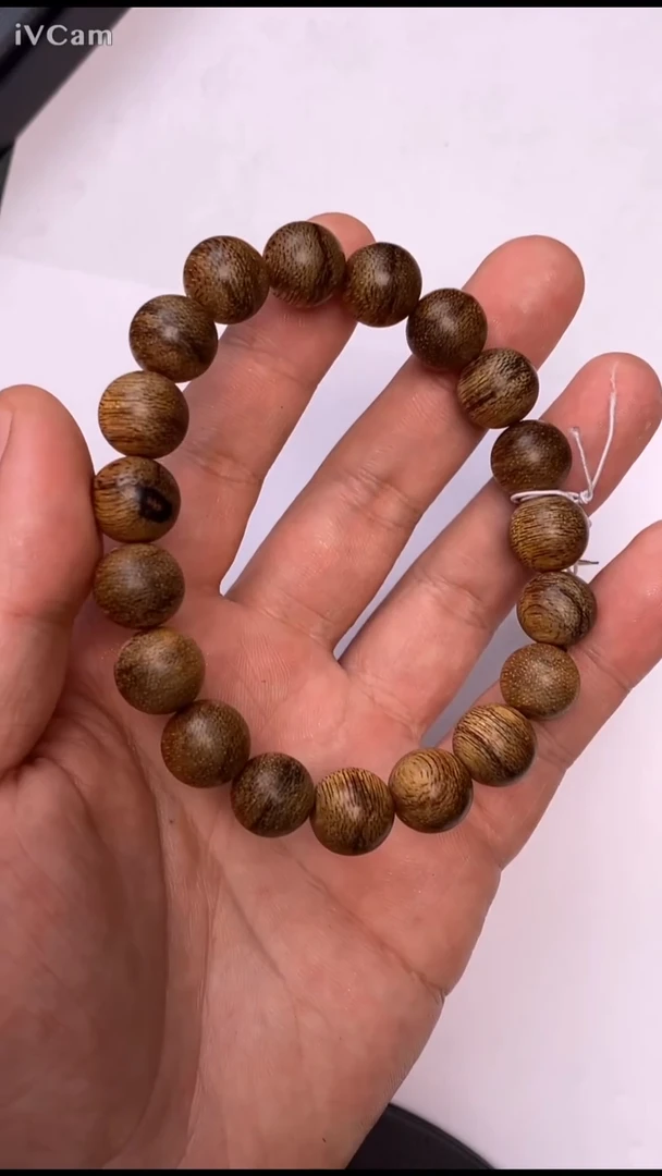 沉香手串CRX1053-12 金菩萨 天然野 多样性发一