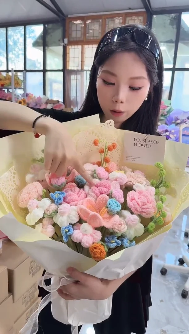 非遗手工定制花束，孤品清仓！！