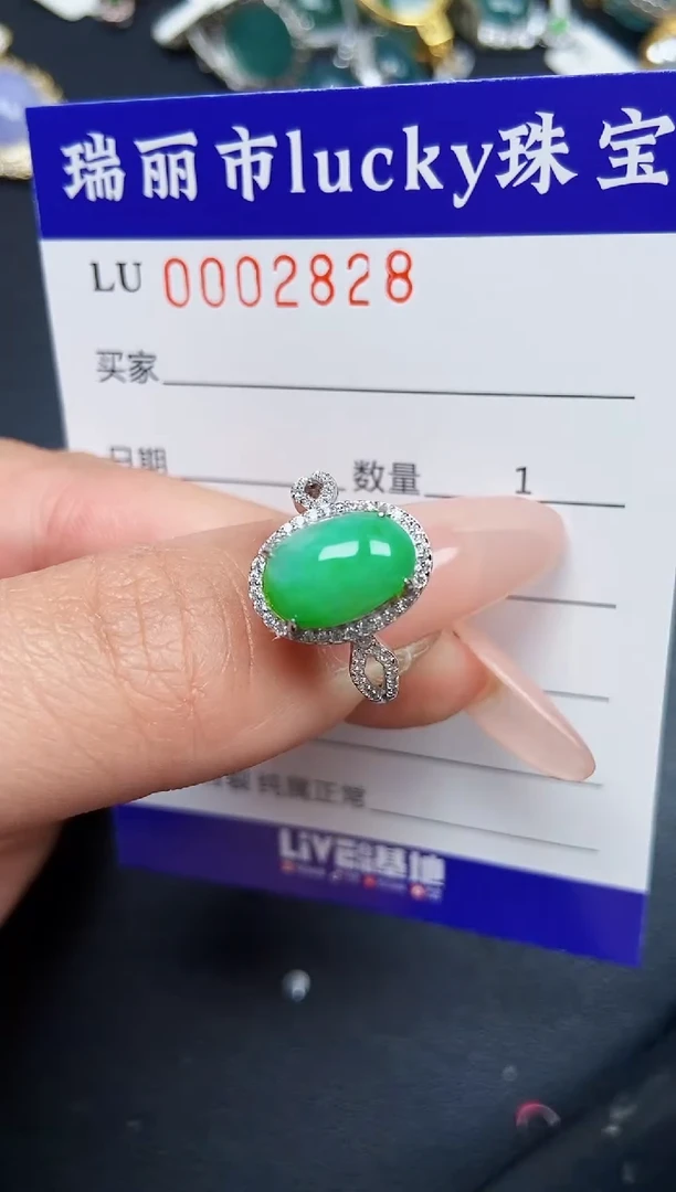 【闪购商品】翡翠颈饰银S925镶嵌2828