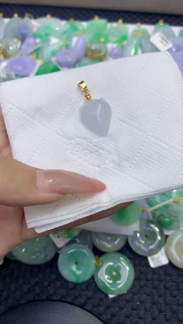 颈饰未镶嵌翡翠天然缅甸A货翡翠