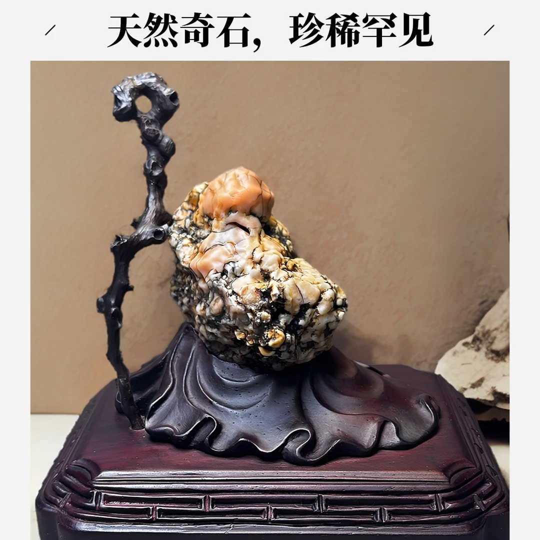 《福星》阿拉善地表天然原石人物造型观赏石个人收藏摆件无伤无残