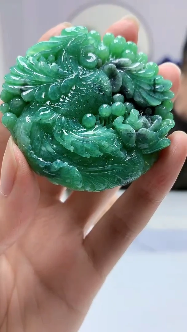 【闪购商品】定制翡翠未镶嵌5152zm-毛货挂件凤凰124