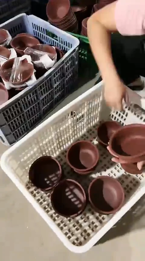 3486明显瑕疵紫砂小号内胆两个