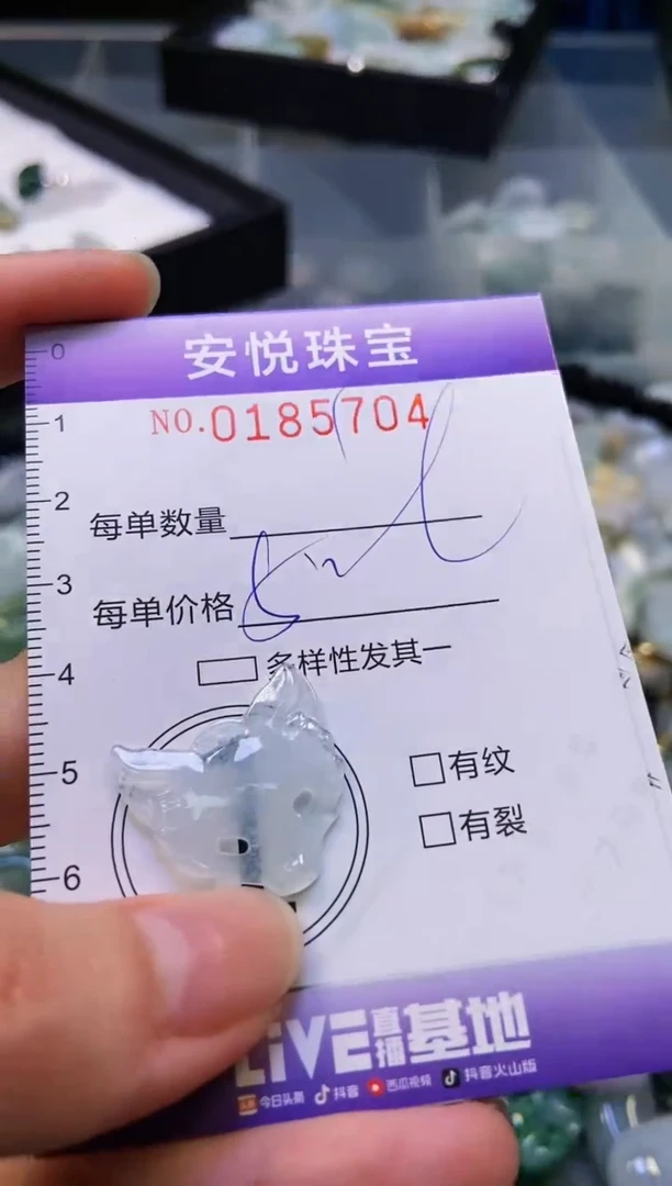 翡翠未镶嵌颈饰闪购0185704