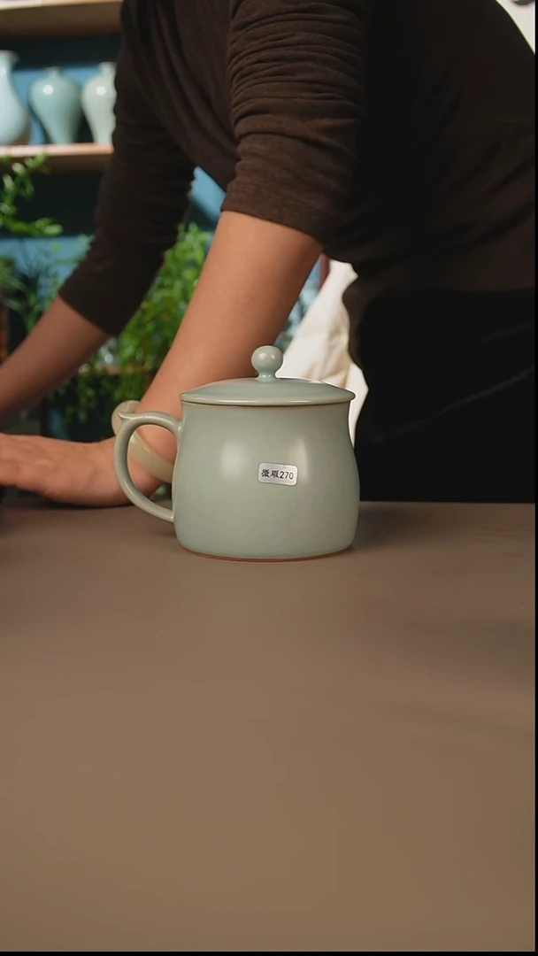 仿古办公杯微暇