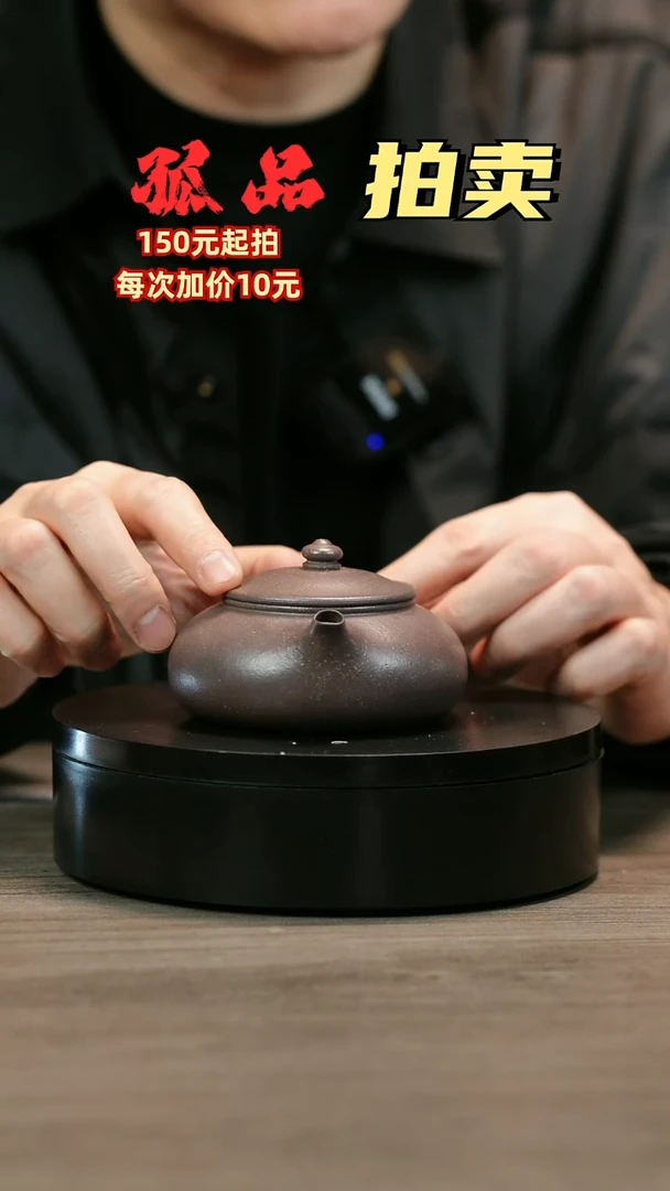 茶壶紫砂坔**头H2132张老师天青寒江