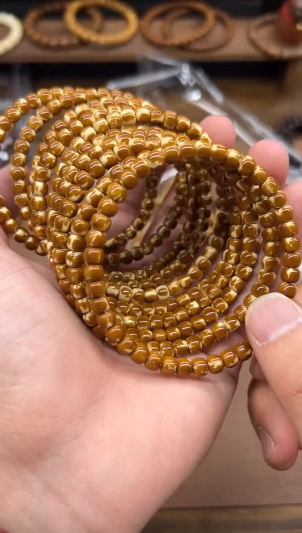 手串紫金鼠6*5鼠尖实心精挑三花