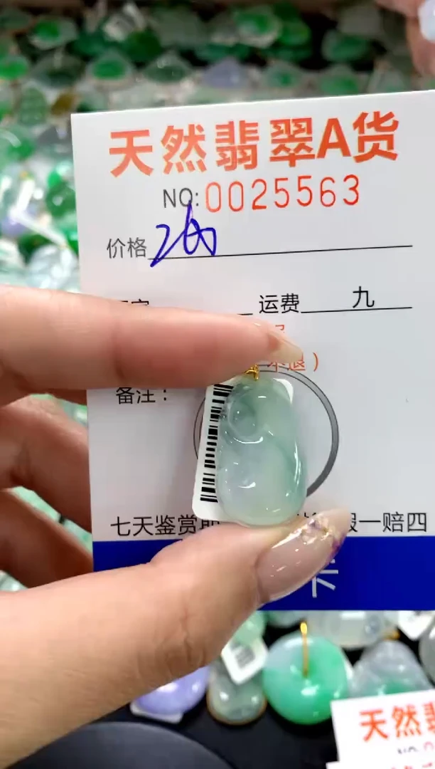 翡翠18K金镶嵌颈饰1111111111111111