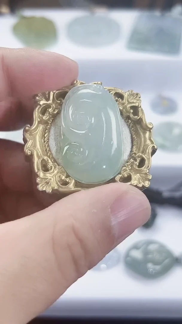 颈饰未镶嵌翡翠天然缅甸A货翡翠