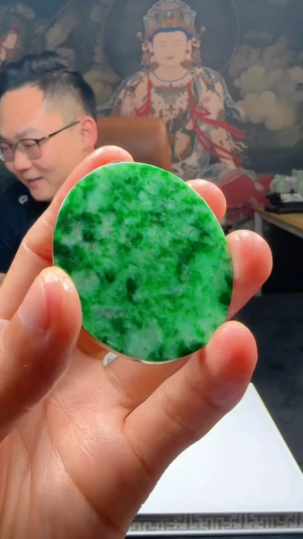 【闪购商品】定制翡翠未镶嵌L-@@QJXC1336