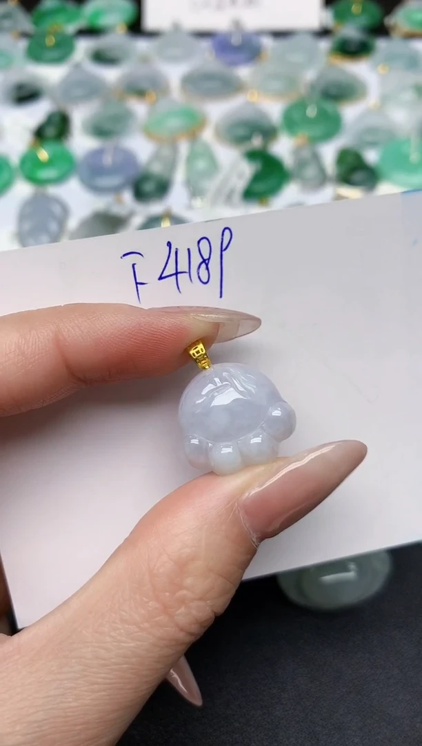 颈饰未镶嵌翡翠天然缅甸A货翡翠百元以上9元证书费自理