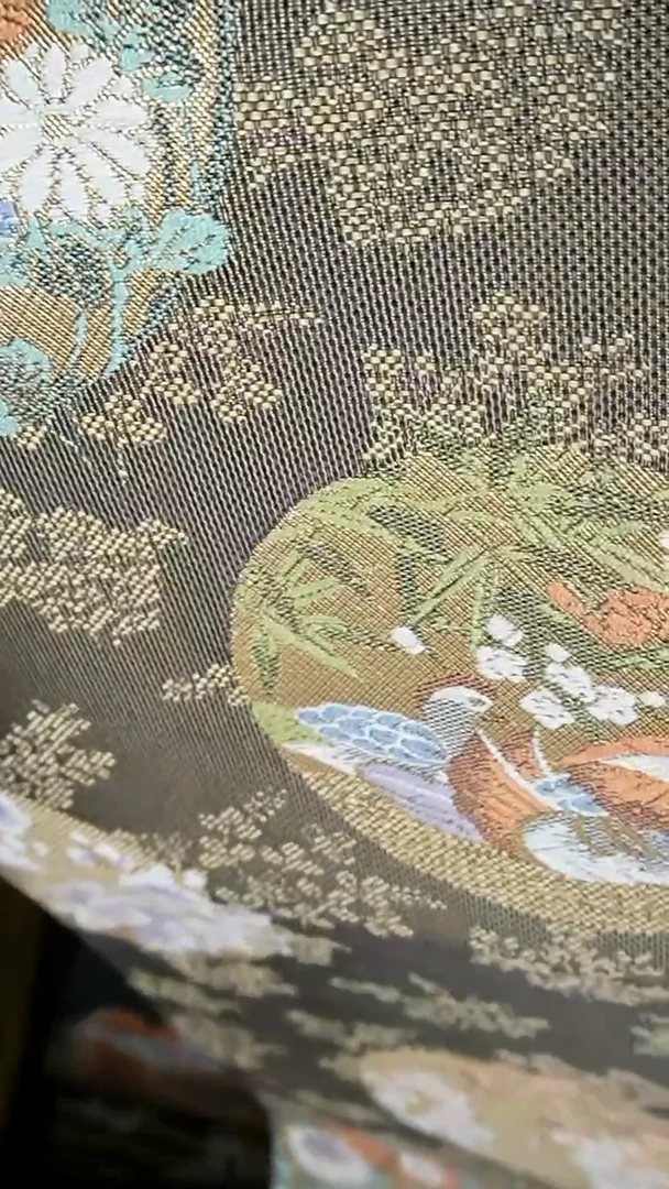 织绣146多重织团花花卉