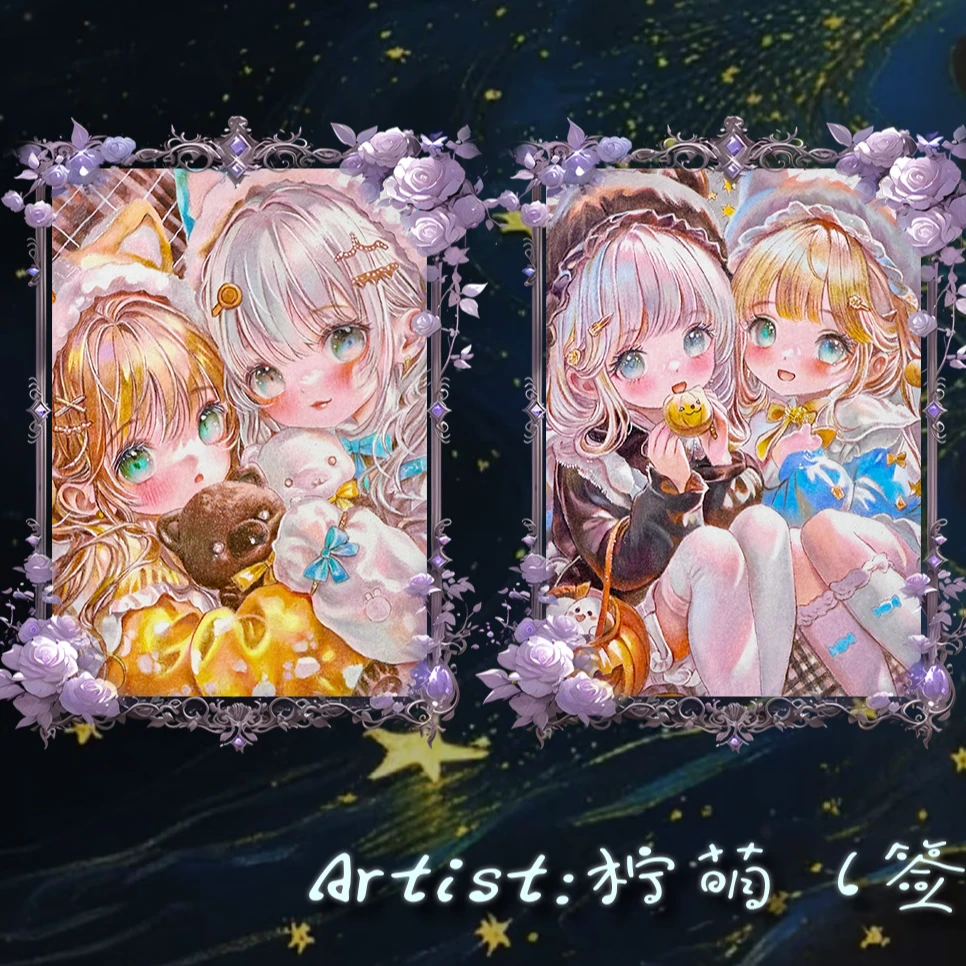 【手绘】桃觅工作室《浪漫出桃》收藏卡牌卡片