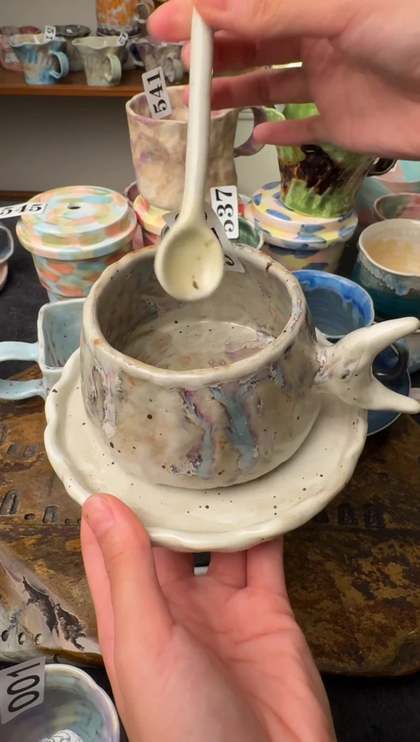 杯子圆****°520景德镇颜色釉杯杯 套组