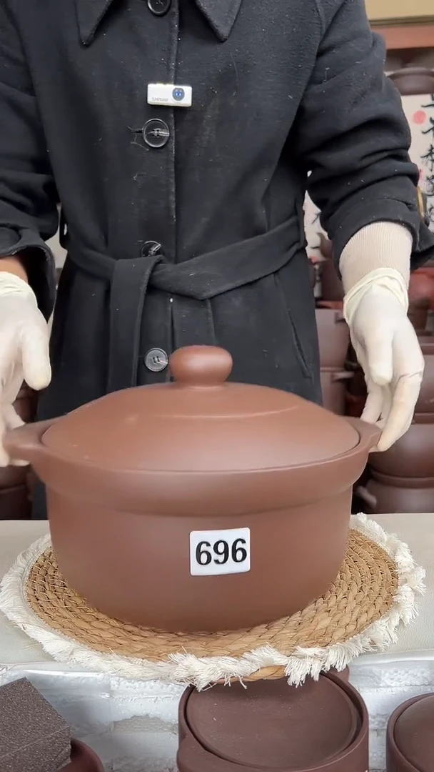 宜兴紫砂微瑕5升锅696