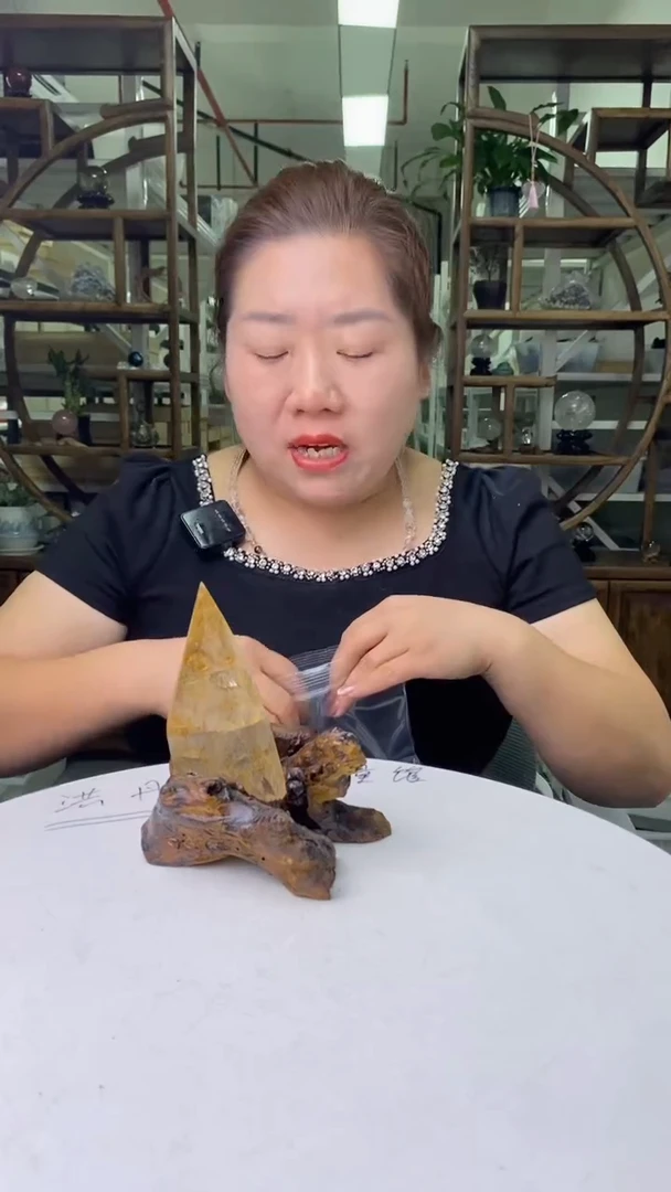 水晶珠宝半成品未镶嵌白水晶原石摆件D834