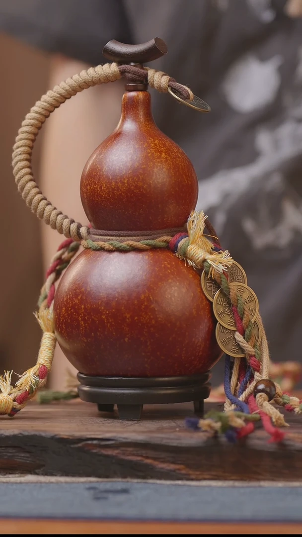 1559号精品大漆葫芦防腐防渗装水茶酒